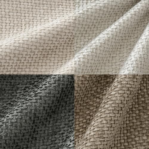 MIULEE Soft Decorative Chenille Pillow Covers Neutral 18x18 Pack of 4 - color: Neutral, size: 18" x 18" (Pack of 4)