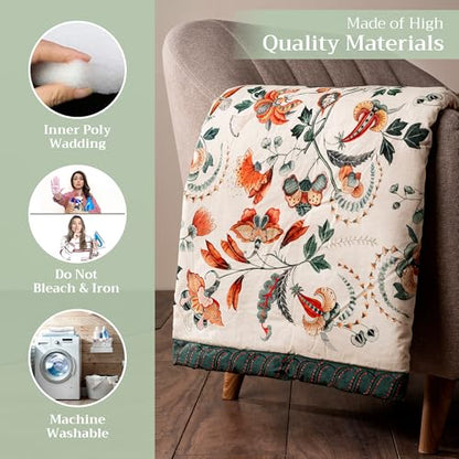 Maison d' Hermine Throw Blanket for Couch Lightweight Soft (60''X80'') - color: 011 - Dalida, size: 60"x80"