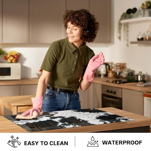 Tyrot Cowhide Kitchen Mat Cushioned Anti Fatigue, 17.3x47 - size: 47"L x 17.3"W x 0.5"Th