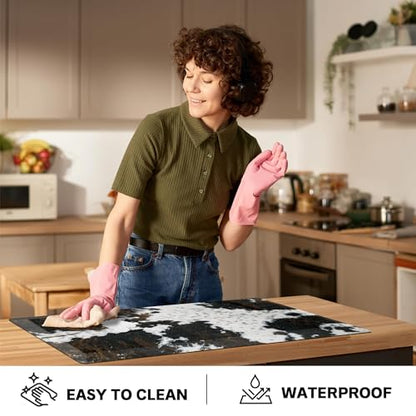 Tyrot Cowhide Kitchen Mat Cushioned Anti Fatigue, 17.3x60 - size: 59"L x 17.3"W x 0.5"Th