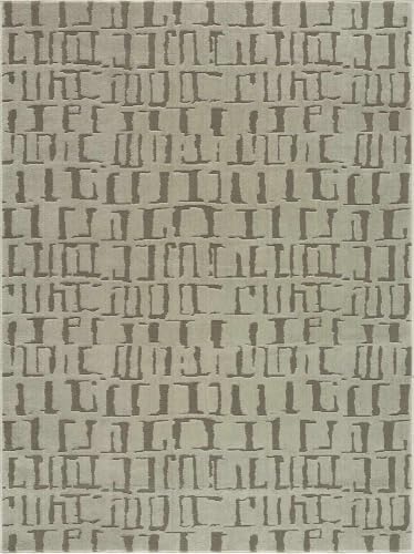 Hauteloom Galaxia Hallway, Kitchen Machine Washable Runner Rug - Modern Organic Geometric - Vizon, Olive, Green, Khaki - 2'7" x 7'3" - color: Vizon, Olive / Dragan, size: 2'7" x 7'3" (Runner)
