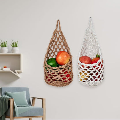 2PK Hanging Planter for 6 Inch Pot, Wall Planters for Indoor Plants (Jute) - color: Jute