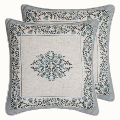 ISAENNE Designer Elegant Square Throw Pillow Cover,Set of 2,18"x18" - color: Segerman a, size: 18" x 18" (Pack of 2)