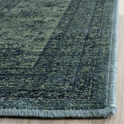 SAFAVIEH Vintage Collection Runner Rug - 2'2" x 8', Creme, Oriental Traditional Distressed Viscose Design, Ideal for High Traffic Areas in Living Room, Bedroom (VTG158-3440)