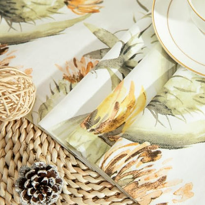 Leeva Floral Print Window Valance, Rod Pocket, 52 x 12, 1 Panel, White - color: T13, size: 52"W x 12"L (Pack of 1)