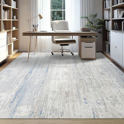 Washable Rugs 6x9 Area Rugs for Living Room,Bedroom,Dining Room,Kids Room - color: Blue-griege-brown-beige-white, size: 6' x 9' (Rectangular)