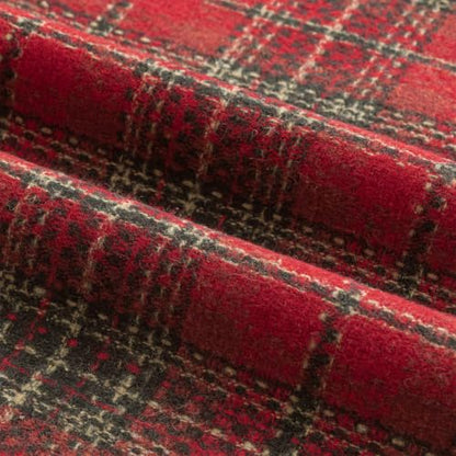 MIULEE Tartan Plaid Throw Pillow Covers Christmas 18x18 Inch Red - color: Red, size: 18" x 18" (Pack of 2)