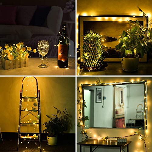 ANJAYLIA Battery Operated Fairy String Lights, 10Ft 30 LEDs, Warm White - color: Warm White 1 Pack 30 LED