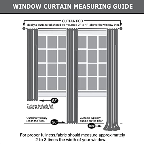 Pickluc Grommet Blackout Curtain for Bedroom, Light Blocking Drapes, Thermal Insulated, Noise Reduction, 42 Inches Wide x 84 Inches Long, Black, 2 Panels - color: Black, size: 42"W x 84"L (Pack of 2)