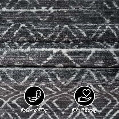 Moroccan 2'6"x12' Hallway Runner Rug: Washable Non Slip Bedroom Rugs Black - color: Black, size: 2'6" x 12' (Rectangular)