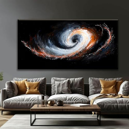 QSQ Large Abstract Wall Art For Living Room Print 29 × 58 In - color: KA7B, size: 58"L x 29"W