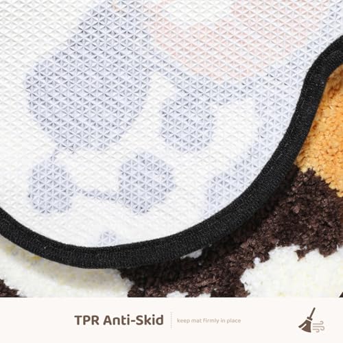 Molesun Tiger Bath Mat 18x30, Soft Absorbent Microfiber Bath Rugs - color: Tiger