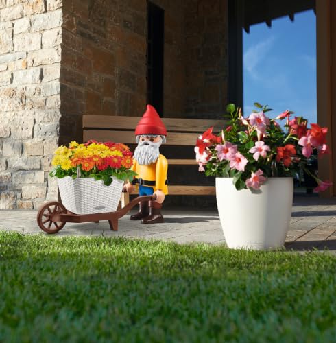 Lechuza Classico Color 43 White, Self-Watering Round Planter, D16.5 H15.7 in - color: White Matte, style: 43