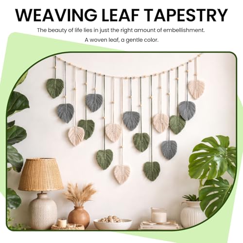 Boho Chic Rattan Wall Hanging Decor, Lightweight, Durable Polyester, Ideal for Bedroom & Living Room Boho Home Styling
