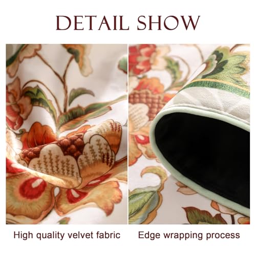 Patdrea Designer Elegant French Velvet Table Runner,12"X71"-Santiago A - color: Santiago a Velvet, size: 12"*71"