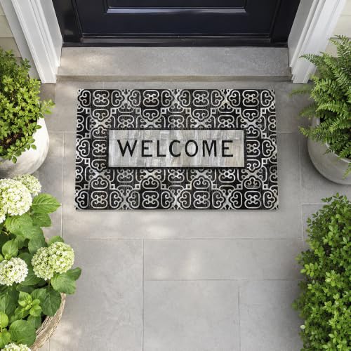 Stupell Industries Urban Farmhouse Welcome, 30 x 18 - color: Welcome Lettering Doormat