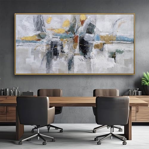 Framed Large Wall Art Decor 29"x58" Abstract Wall Art For Living Room Decor - color: Colorful, size: 58"L x 29"W