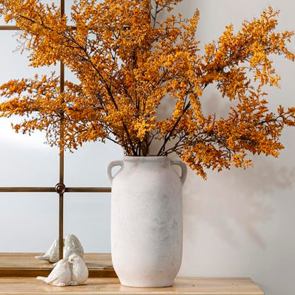 Vanselia Ceramic Flower Vase Home Table Decor Living Room Farmhouse 12 in - color: 12" Rustic