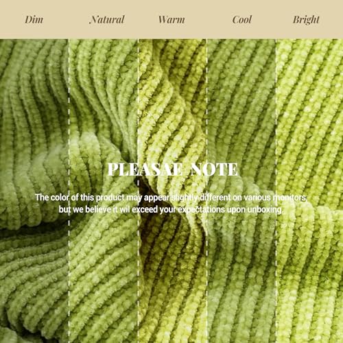 BATTILO HOME Apple Green Throw Blanket for Couch, 60"x80" - color: Apple Green, size: 60 x 80 in.