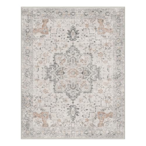 BESBLEE 2x8 Washable Runner Rug Non Slip for Hallway, Light Taupe Brown - color: Light Taupe Brown, size: 2' x 8' (Runner)