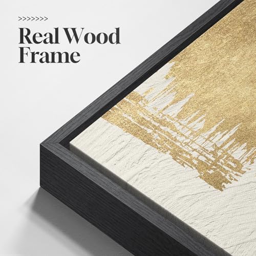 Large Framed Black and White Abstract Wall Art for Living Room, 3 Piece - color: Block, size: 24" W x 36" H x 3Pcs