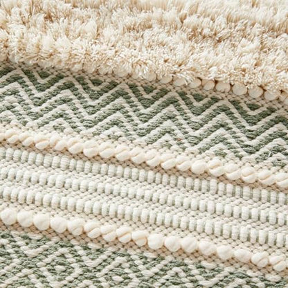Ink+Ivy Asher Non-Slip Bath Rug Absorbent Quick Dry, 22 x 58, Sage Green - color: Sage Green, size: 1'10" x 4'10" (Rectangular)