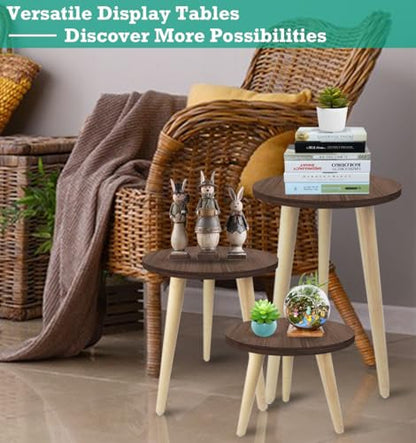 14IN Tall Plant Stand Holder Wood Plant Table for Indoor Planters - size: 14IN