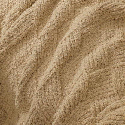 Premium Minky Throw Blanket, Soft Plush Lightweight Cozy Touch - color: Argyle Knit Camel, size: Kids(40″x50″)