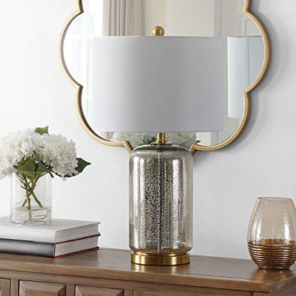 SAFAVIEH Novah Table Lamp, 26" Silver TBL4283A - color: Silver