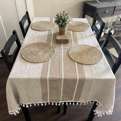 10 Inch Mini Rattan Woven Placemats Set of 8,Natural Jute Braided - size: 10 inch 8 PCS