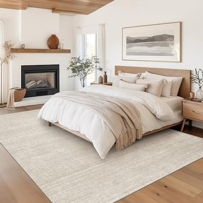 Valenrug 7x9 Area Rug Non Slip, Washable Area Rugs for Living Room, Beige - color: 01-beige, size: 7' x 9' (Rectangular)