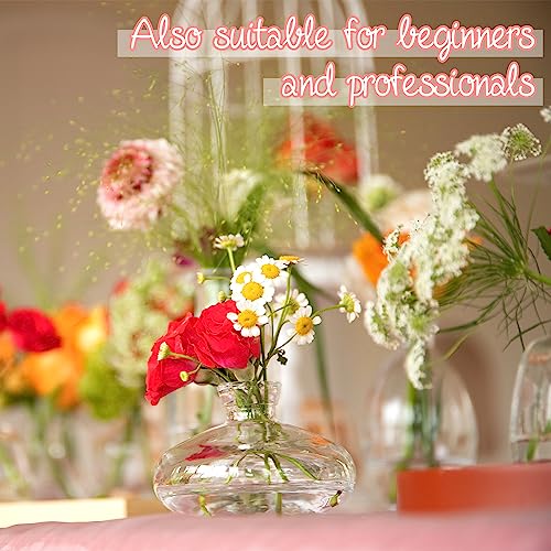Bud Vases Set of 24, Glass Bud Vase in Bulk, Clear Bud Vases - color: Clear Set of 24