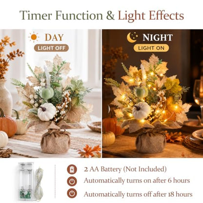 Fall Thanksgiving Table Decorations, Centerpieces for Tables, 2 Pack - style: Fall Thanksgiving Decor (2 Pcs)