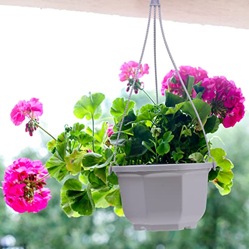 Roshtia 24 Pcs Hanging Planter Pot with Hook, Ceramic White, 6.7 Inch - color: Ceramic White, size: 6.7 Inch