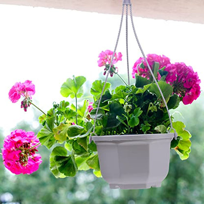 Roshtia 24 Pcs Hanging Planter Pot with Hook, Ceramic White, 6.7 Inch - color: Ceramic White, size: 6.7 Inch