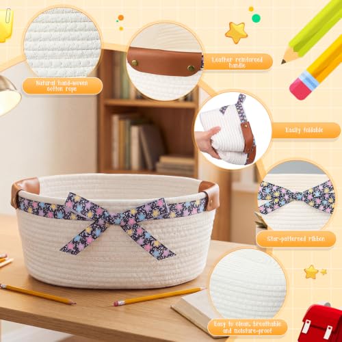 Havawish 1 Pack Thanksgiving Teacher Basket, DIY Empty Gift Basket, Star - style: Star