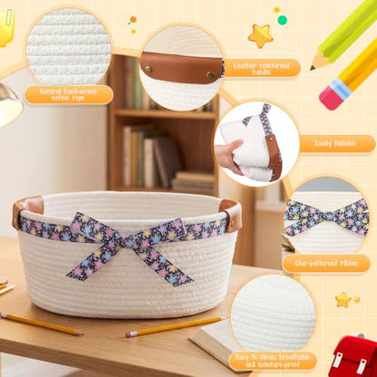 Havawish 1 Pack Thanksgiving Teacher Basket, DIY Empty Gift Basket, Star - style: Star