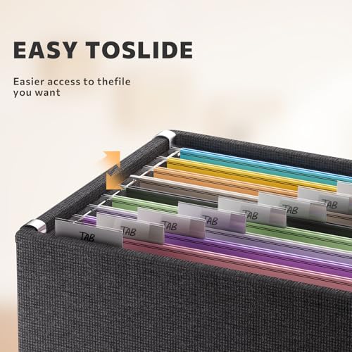 FHSQX 4Pack File Box with Lid, Black, 14 x 9.3 x 10.9 in - color: Black, size: 14 x 9.3 x 10.9 in (4Pack)