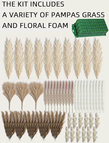 Large Boho Decor Pampas Grass Wall Decor - Need to Assembled