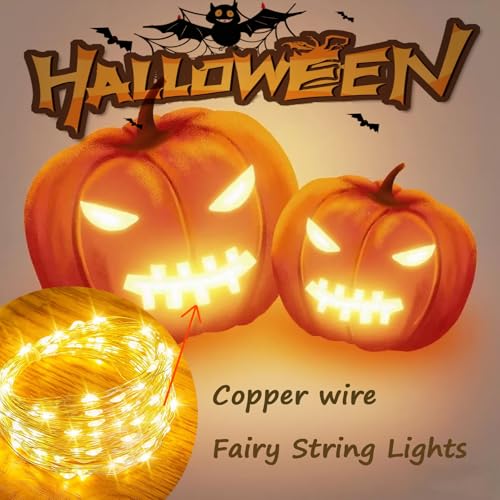 4 Pack Fairy String Lights,6.56FT 20LED,2AA Battery Operated,Timer Founction,Copper Wire String Lights, IP65 Waterproof,Indoor/Outdoor flexible for DIY ,Party, Bedroom, flowers decoration(Warm White) - size: 4PACK-2AA Battery -6.56FT/20LED-Warm white