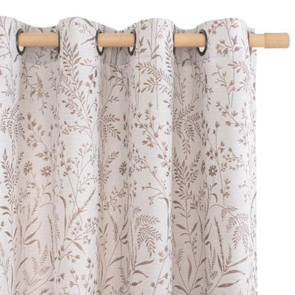 BGment Mocha Linen Curtains for Living Room 63 Inch Length 2 Panels - color: Mocha, size: 52"W x 63"L (Pack of 2)