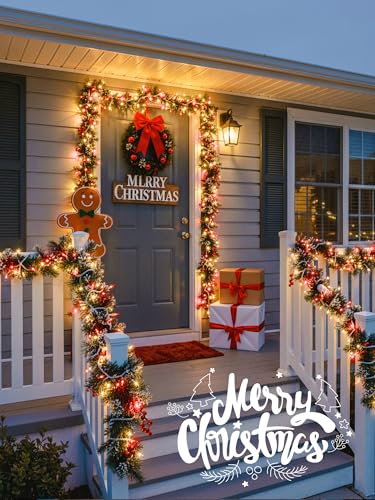 Red and Clear Christmas Lights,13FT 50 Count Mini String Lights - color: Red clear white wire, size: 50 count