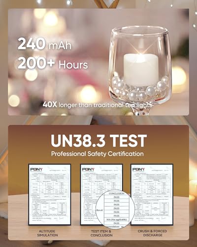 Homemory 12-Pack Flameless Tea Lights Candles Battery Operated, 200+ Hours - color: Cool White Glow – White Body, size: Pack of 12