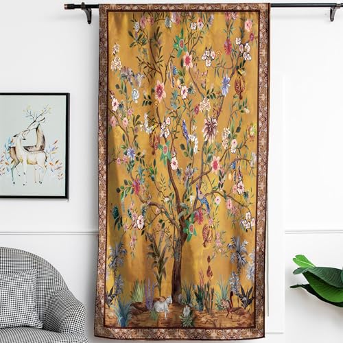HMS Happy Memories Door Curtain, Tree of Life, 52"x84", 1 Panel - color: Tree of Life
