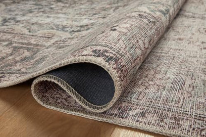 Loloi Amber Lewis Georgie Lagoon/Beige 2'-6" x 7'-6" Runner Rug - color: Lagoon / Beige, size: 2'6" x 7'6" (Rectangular)