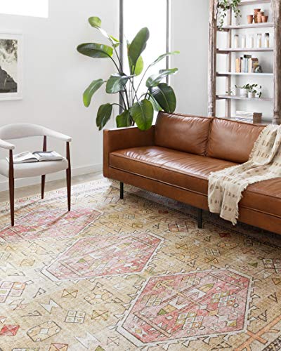 Loloi Skye Gold/Blush 2'-3" x 3'-9" Accent Rug - color: Gold / Blush, size: 2'3" x 3'9" (Rectangular)