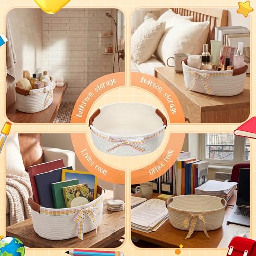 Havawish 1 Pack Thanksgiving Teacher Basket, DIY Empty Gift Basket, Pencil - style: Pencil