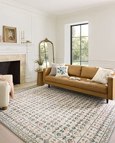 Loloi Rifle Paper Co Eden Lattice Ivory 3'-6" x 5'-6" Accent Rug - color: Lattice Ivory, size: 3'6" x 5'6" (Rectangular)