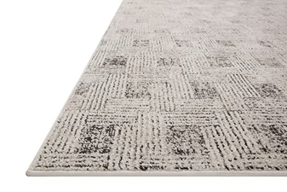 Loloi Kamala Grey/Graphite 5'-3" x 7'-9" Area Rug - color: Grey / Graphite, size: 5'3" x 7'9" (Rectangular)