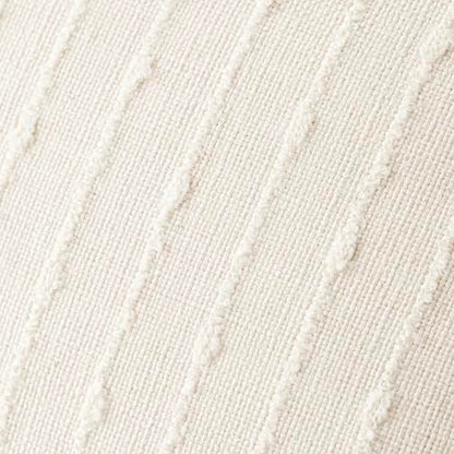 Foindtower Boho Striped Boucle Lumbar Throw Pillow Covers 12x20 Cream White - color: Cream White, size: 20" x 12" (Pack of 2)